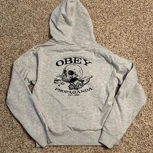OBEY - full zip sweatshirt